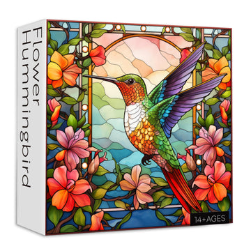 Flower Hummingbird puzzle puzzle 1000 pezzi